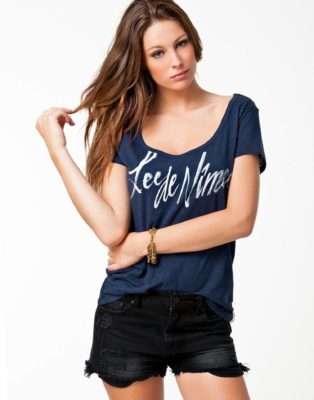 تی شرت آبی Lee Jeans